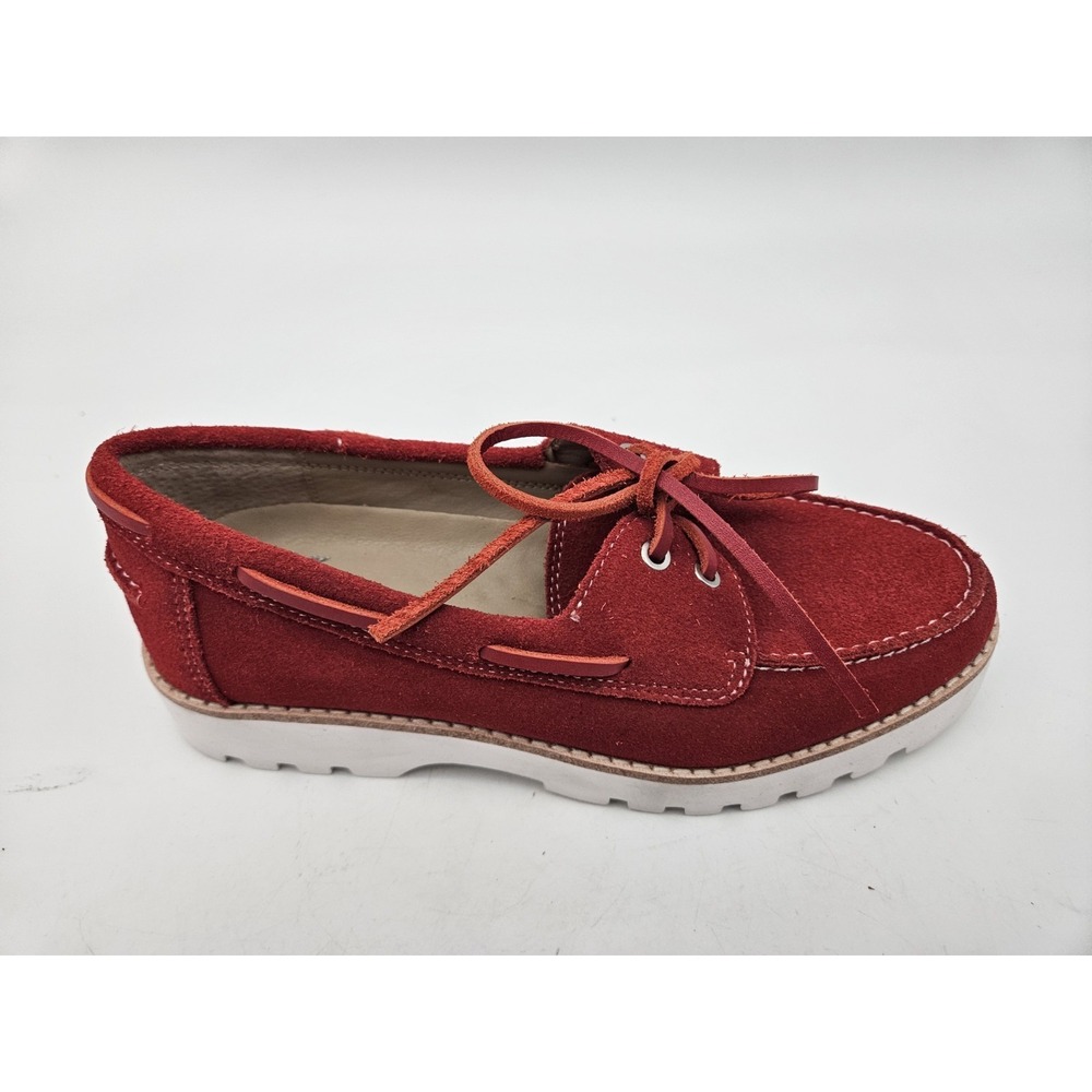 Donald Pliner Harlie02 Suede Lug Bottom Boat Shoe Women's 7 M - Picture 8 of 12